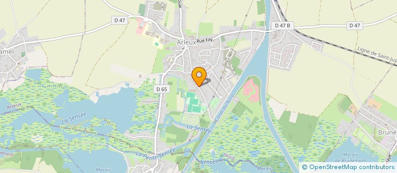 localisation de l'entreprise LJA SCI  ARLEUX