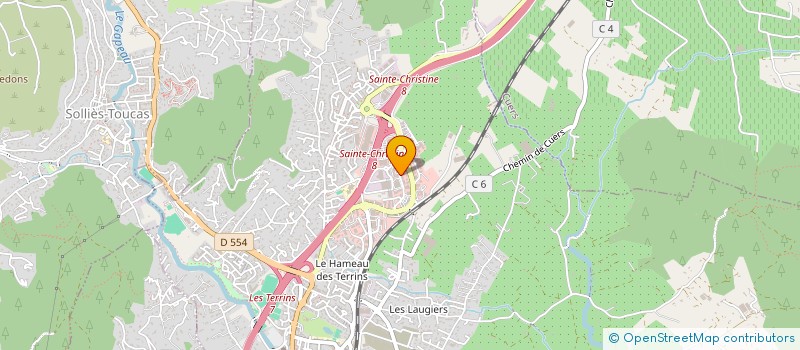 localisation de l'entreprise LJA SOLLIES  SOLLIES-PONT