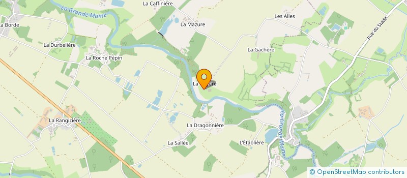 localisation de l'entreprise LJB à MONTAIGU-VENDEE