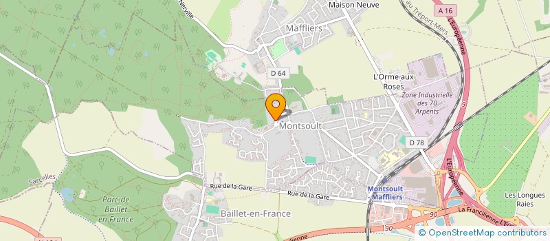 localisation de l'entreprise LJB  GROSLAY