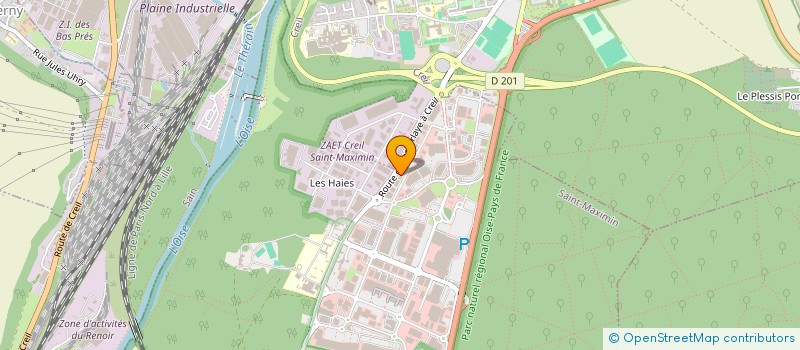 localisation de l'entreprise LJB CUISINES à SAINT-MAXIMIN