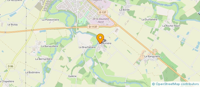 localisation de l'entreprise LJB DEVELOPPEMENT  MONTAIGU-VENDEE