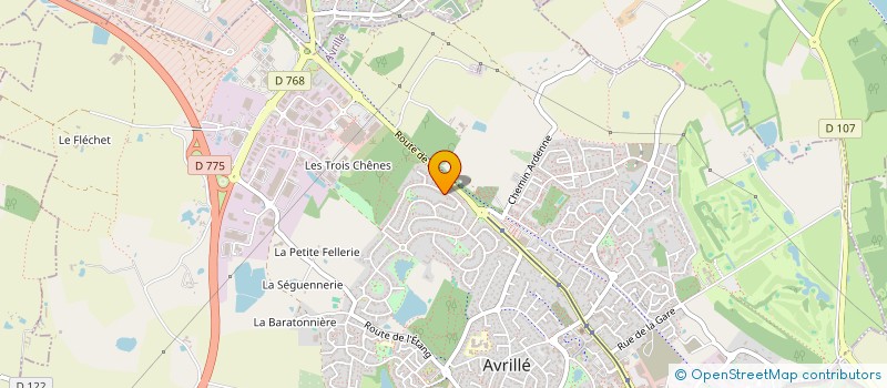 localisation de l'entreprise LJBAH SCI à AVRILLE