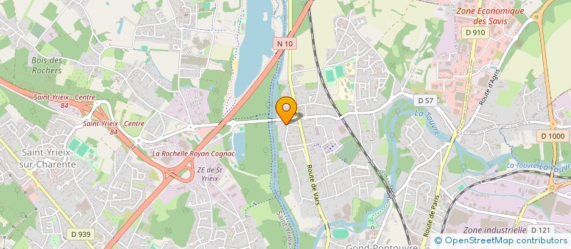 localisation de l'entreprise LJBD  GOND-PONTOUVRE