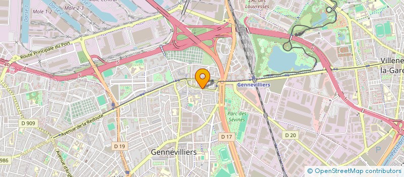 localisation de l'entreprise LJBJ à GENNEVILLIERS