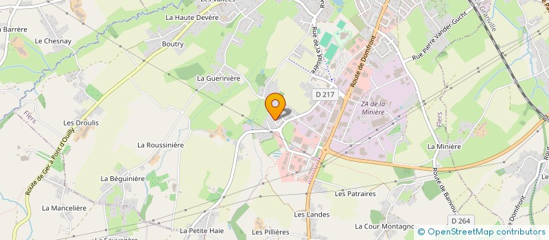 localisation de l'entreprise LJBMF à FLERS