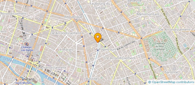 localisation de l'entreprise LJBZ OPTIQUE  PARIS