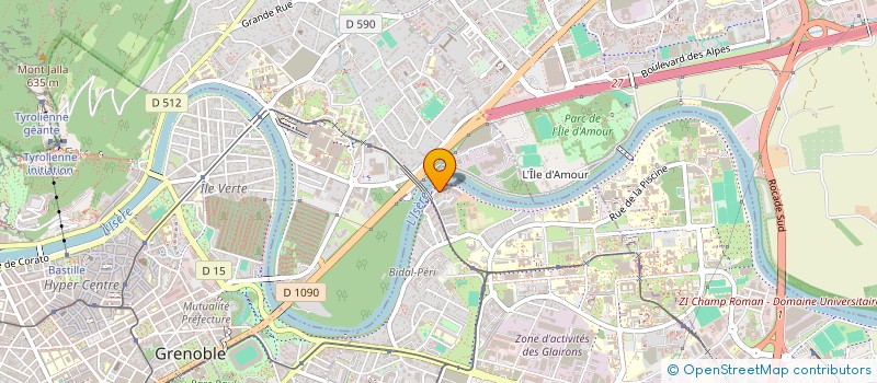 localisation de l'entreprise LJC  SAINT-MARTIN-D'HERES