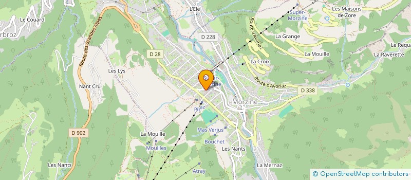 localisation de l'entreprise LJC 74 à MORZINE