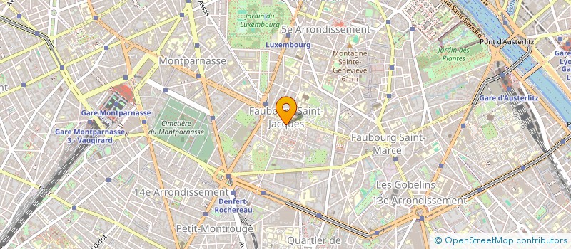 localisation de l'entreprise LJC  PARIS