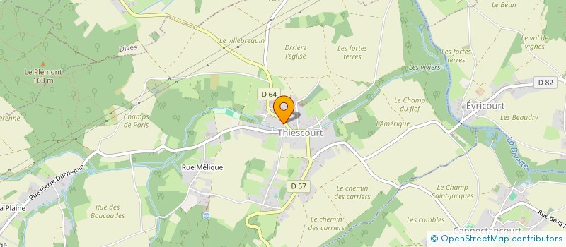 localisation de l'entreprise LJC  THIESCOURT