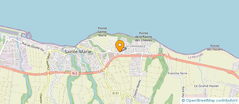 localisation de l'entreprise LJC  SAINTE-MARIE