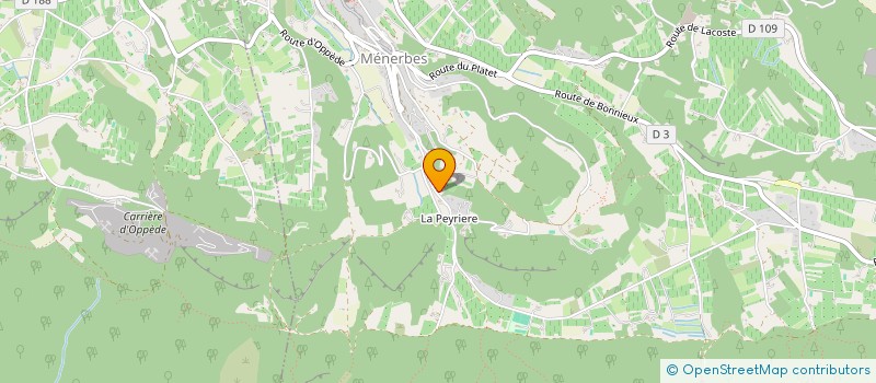 localisation de l'entreprise LJC  MENERBES