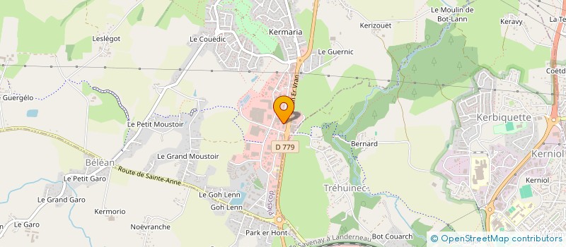 localisation de l'entreprise LJC à PLESCOP