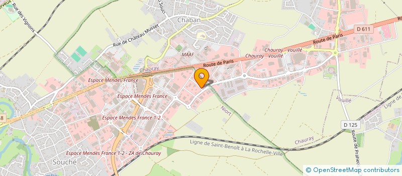localisation de l'entreprise LJC CONSTRUCTION à NIORT