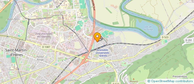 localisation de l'entreprise LJC2  GIERES