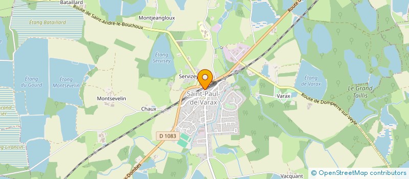 localisation de l'entreprise LJCM  SAINT-PAUL-DE-VARAX