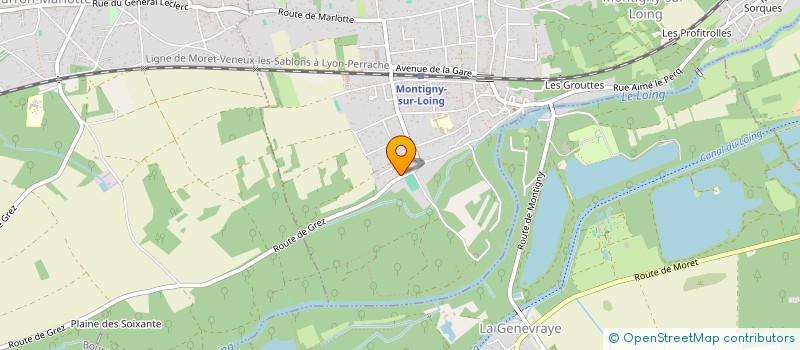 localisation de l'entreprise LJCONCEPT  MONTIGNY-SUR-LOING