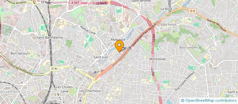 localisation de l'entreprise LJCV SERVICES à MARSEILLE