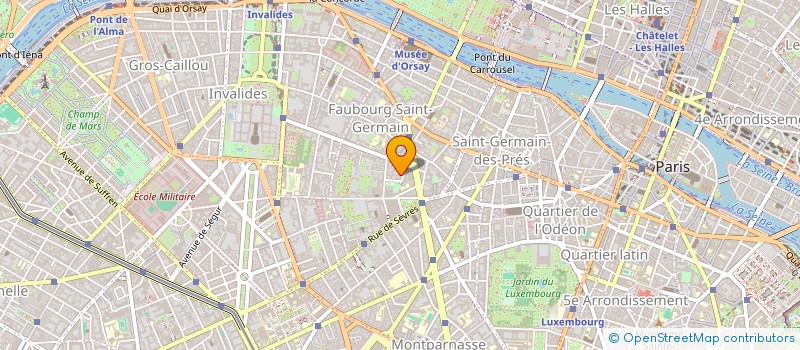 localisation de l'entreprise LJD  PARIS