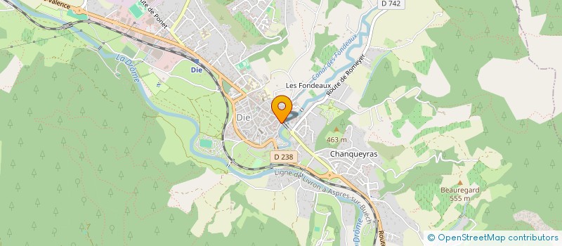 localisation de l'entreprise LJDD - LE JAMBON DU DIOIS à DIE