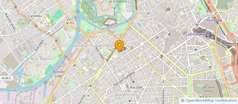 localisation de l'entreprise LJDH à LILLE