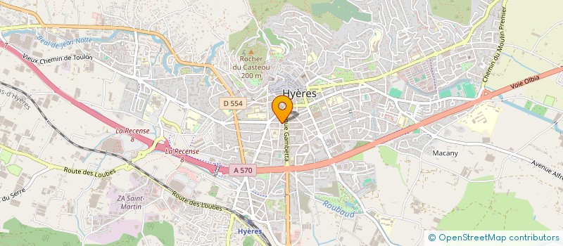 localisation de l'entreprise LJDP à HYERES