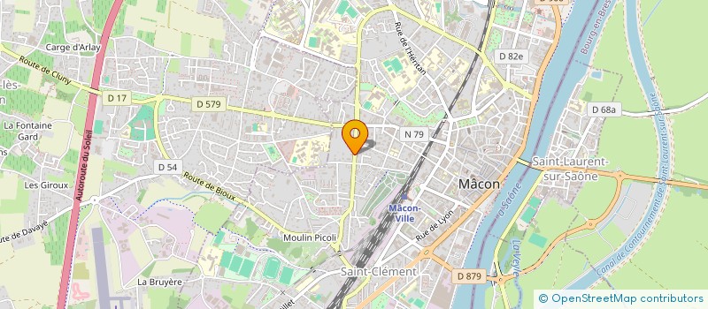 localisation de l'entreprise LJE à MACON