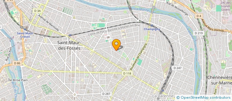 localisation de l'entreprise LJE à SAINT-MAUR-DES-FOSSES