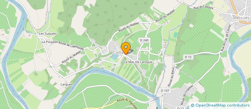 localisation de l'entreprise LJET IMMO  CAILLAC