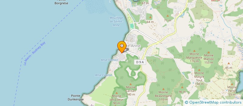 localisation de l'entreprise LJF TRANSPORTS  SAINTE-ANNE