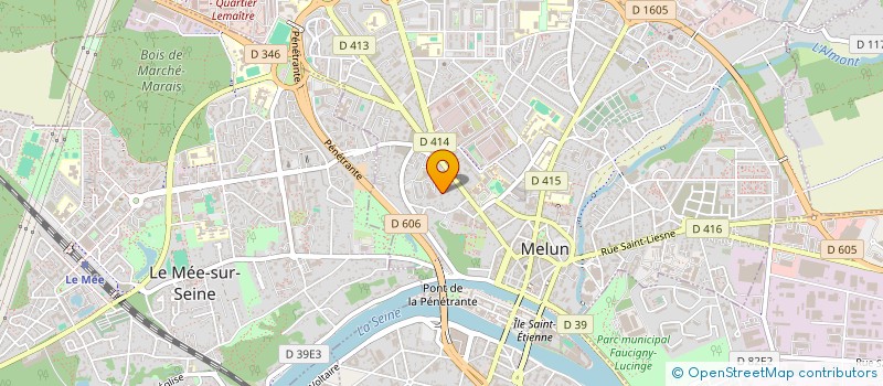 localisation de l'entreprise LJG PRO à MELUN