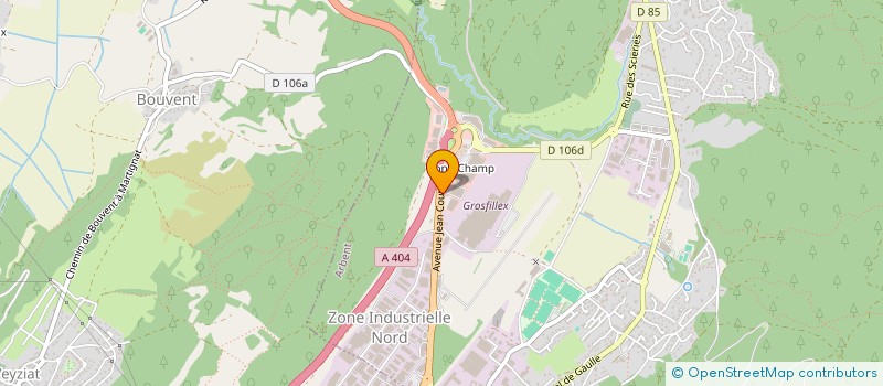 localisation de l'entreprise LJGD à ARBENT