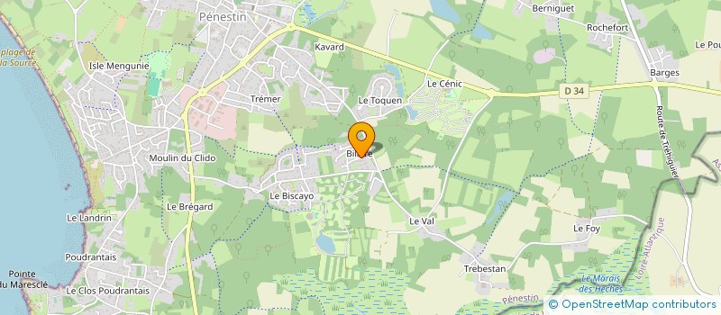 localisation de l'entreprise LJGS à PENESTIN