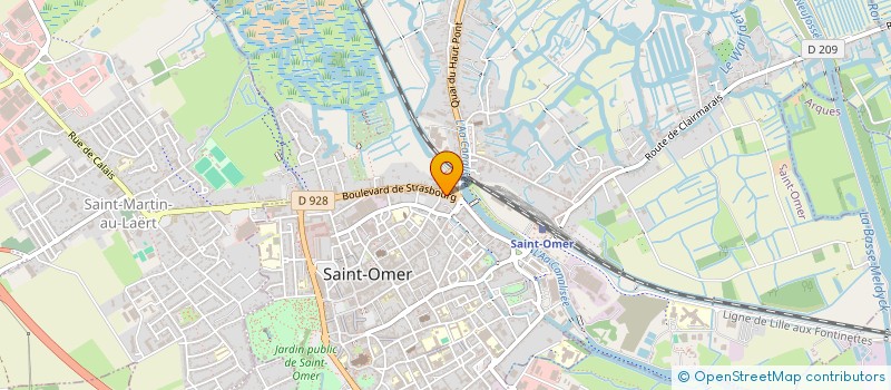 localisation de l'entreprise LJH  SAINT-OMER