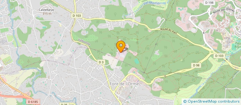 localisation de l'entreprise LJH à MOUGINS