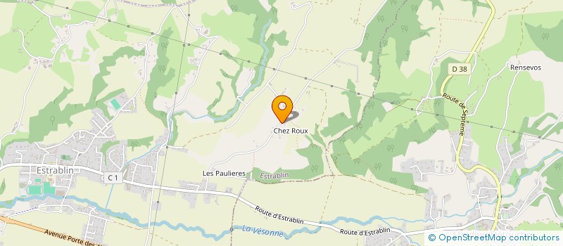 localisation de l'entreprise LJH INVEST  ESTRABLIN