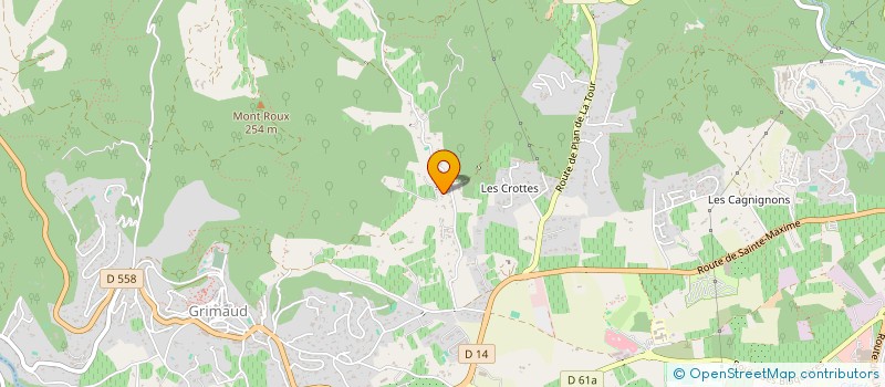 localisation de l'entreprise LJJ  GRIMAUD