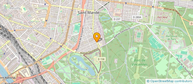 localisation de l'entreprise LJJE AVENIR à SAINT-MANDE