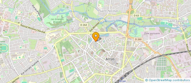 localisation de l'entreprise LJJLC à ARRAS