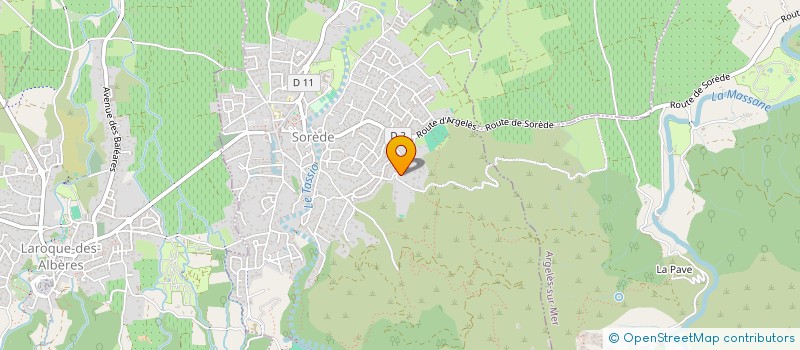 localisation de l'entreprise LJJM  SOREDE