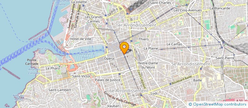 localisation de l'entreprise LJL à MARSEILLE
