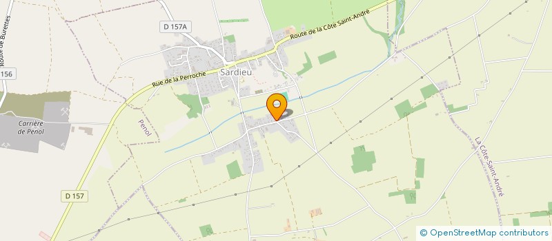 localisation de l'entreprise LJL  SARDIEU