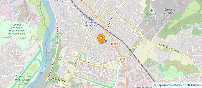 localisation de l'entreprise LJL EXPERTISES à CORMEILLES-EN-PARISIS