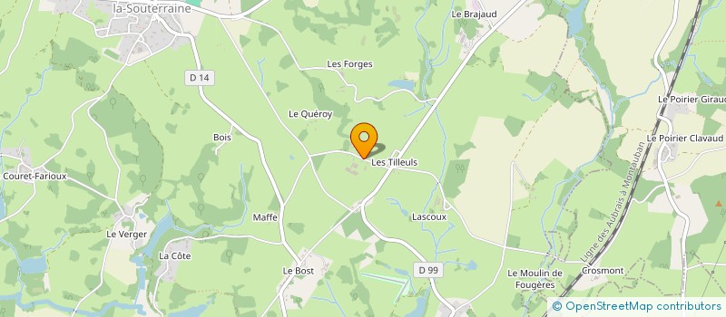 localisation de l'entreprise LJLA à SAINT-MAURICE-LA-SOUTERRAINE