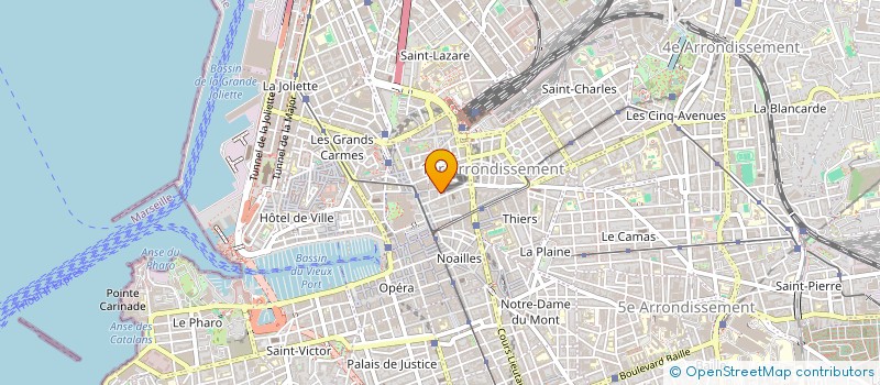 localisation de l'entreprise LJM à MARSEILLE