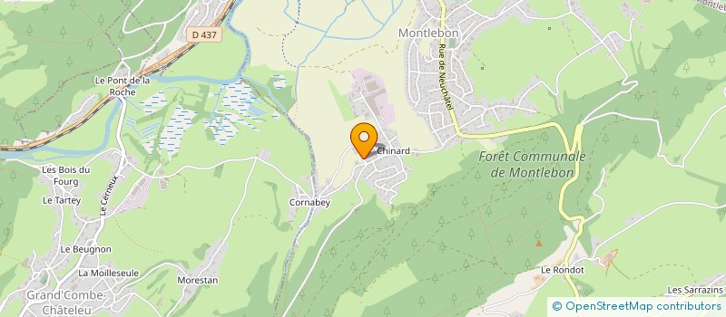 localisation de l'entreprise LJM  MONTLEBON