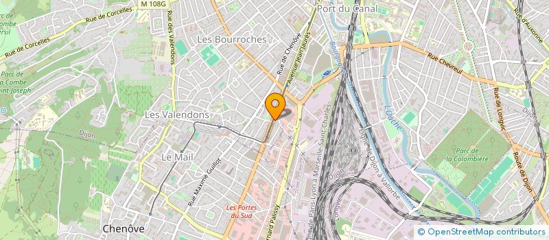 localisation de l'entreprise LJM à DIJON