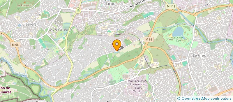 localisation de l'entreprise LJM  CASTELNAU-LE-LEZ