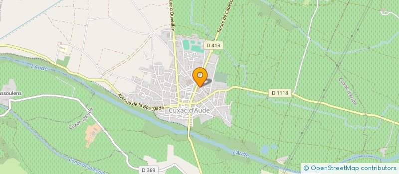 localisation de l'entreprise LJM  CUXAC-D'AUDE